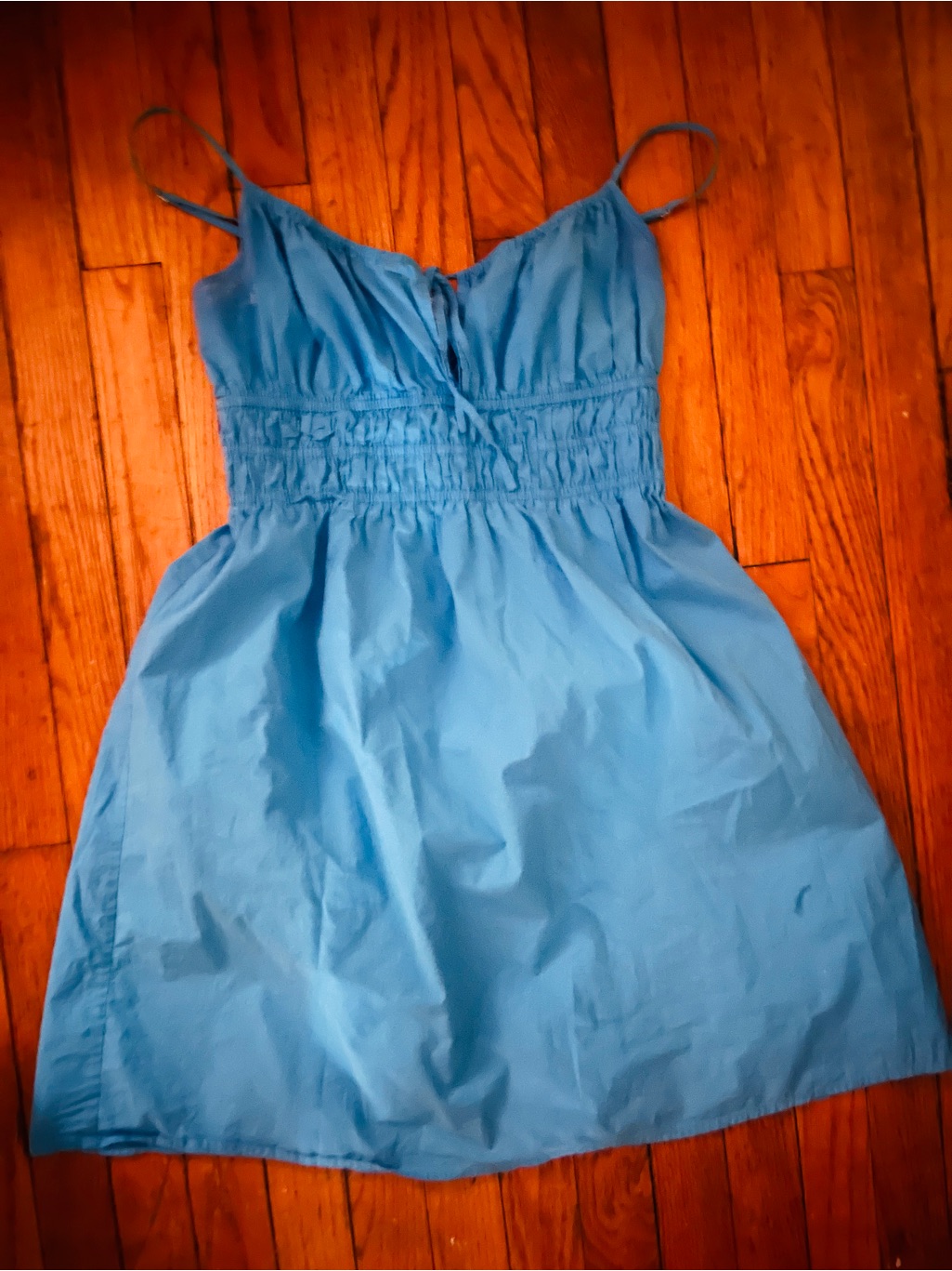 Rails Blue Spaghetti Strap Sundress